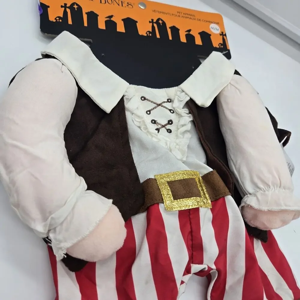 Pirate Captain Pet Costume Outfit MEDIUM Dog Beagle Corgi NEW